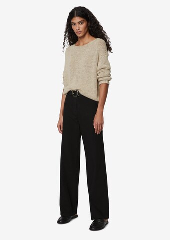 Marc O'Polo Wide leg Chino Pants in Black