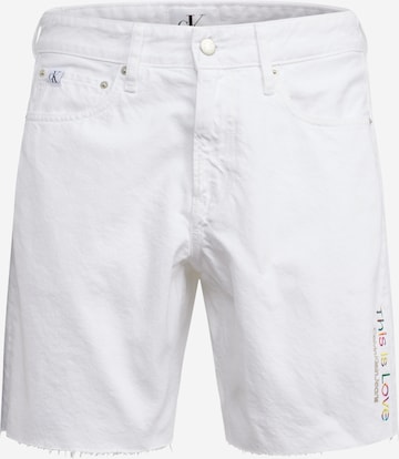 Calvin Klein Jeans Regular Farkut värissä valkoinen: edessä