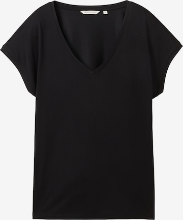 T-shirt TOM TAILOR DENIM en noir : devant