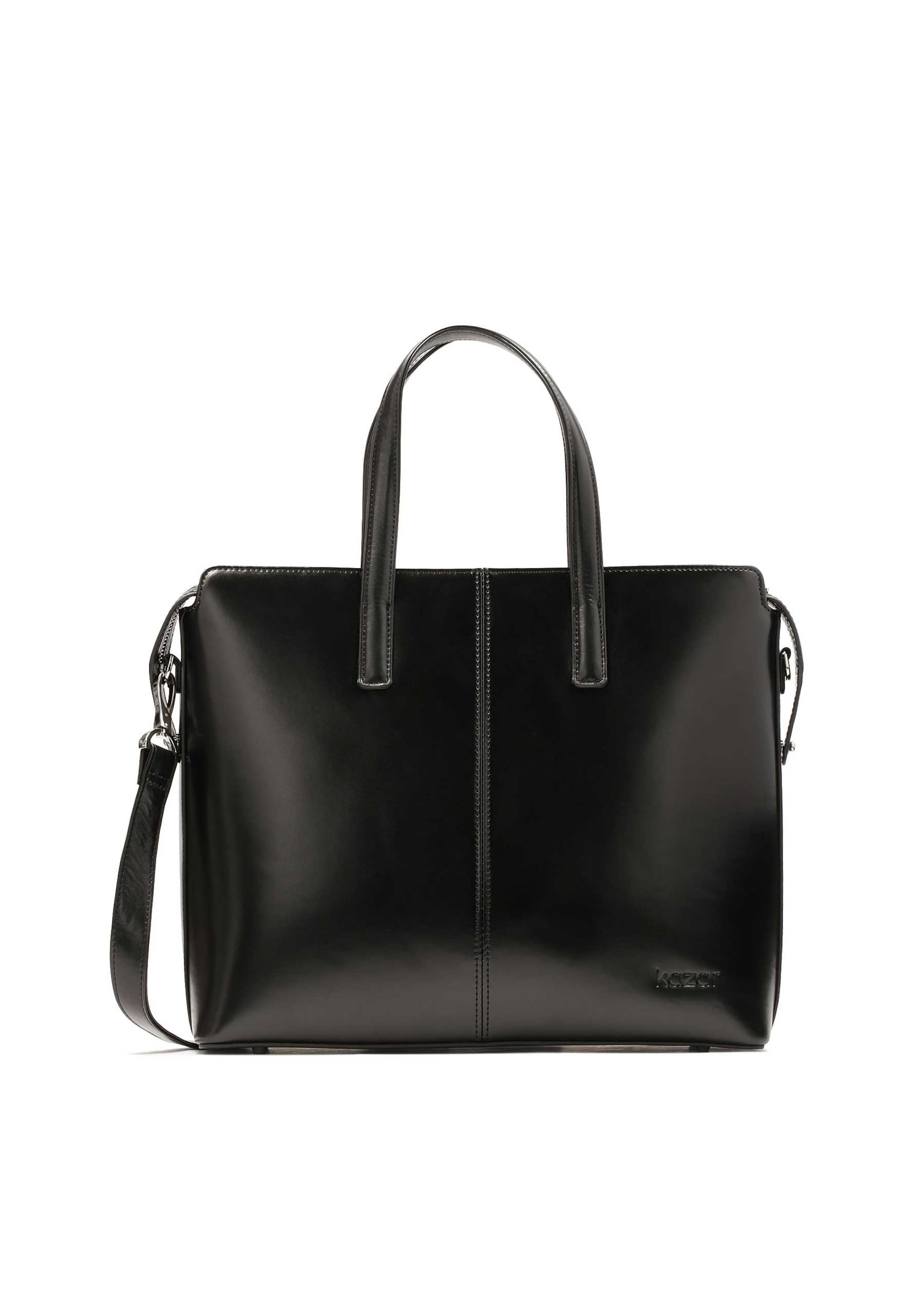 Poșete de la Kazar pe negru: față