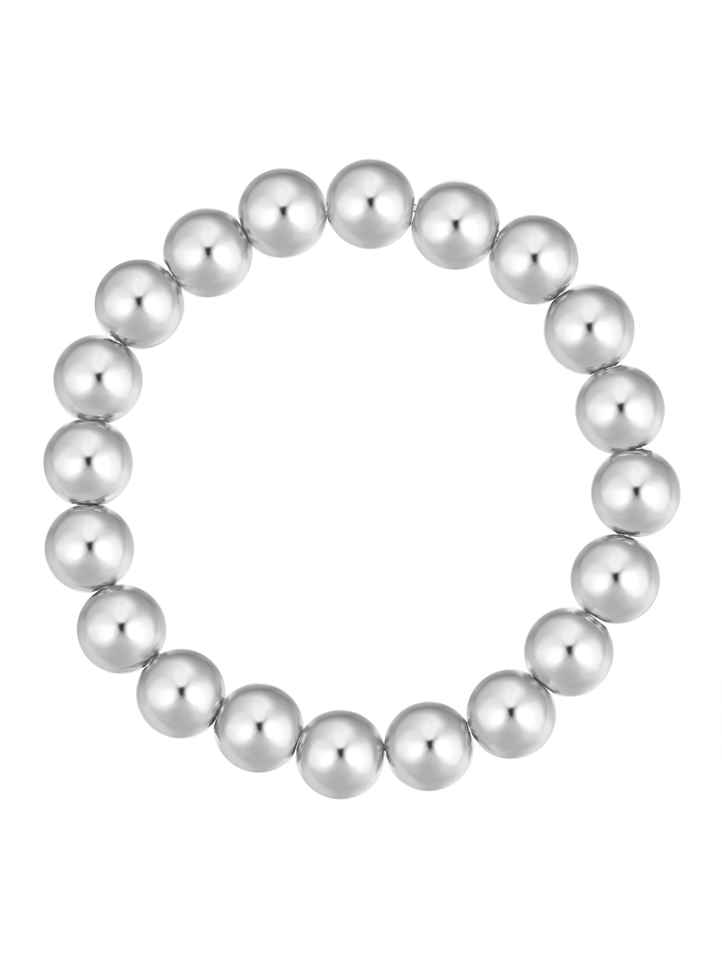 Lulu & Jane - Pulsera en plata: frente
