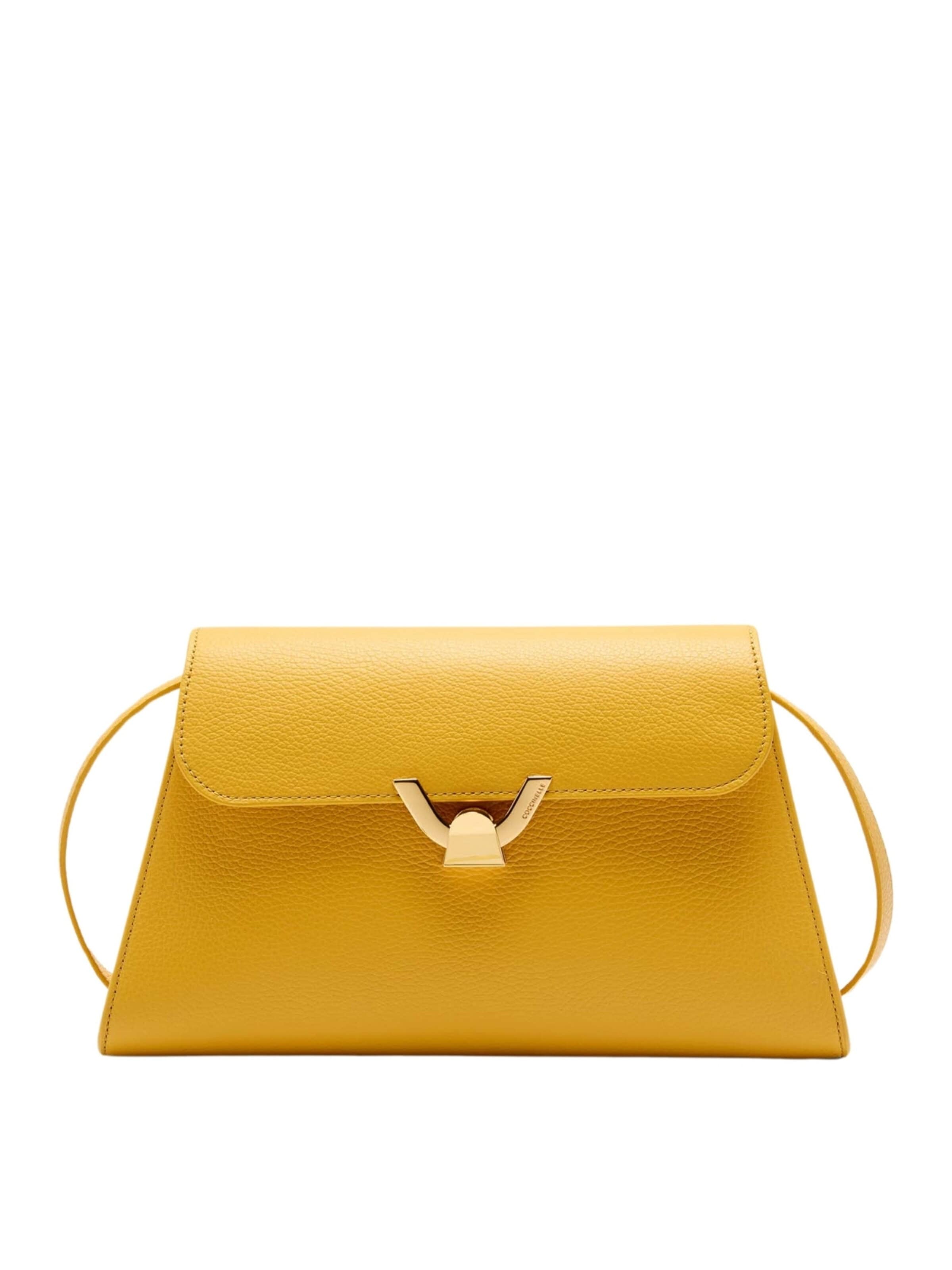 Coccinelle Handbag 'COCCINELLE DEW MEDIUM' in Yellow: front