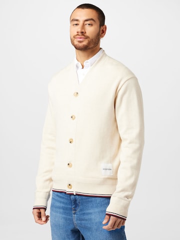 TOMMY HILFIGER Strickjacke in Beige: predná strana