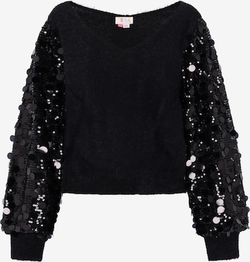 IZIA Trui in Zwart: voorkant