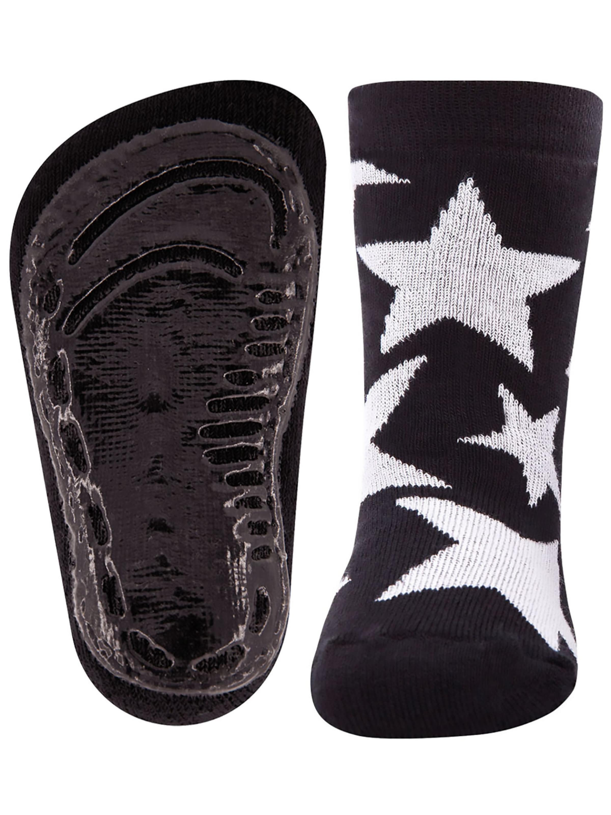 Șosete 'Sterne' de la EWERS pe negru: față