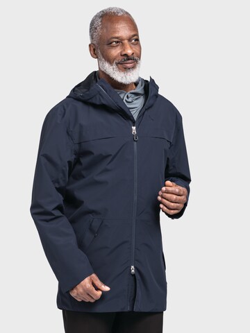 Schöffel Outdoor jacket ' Urban Parka Style Bohorok MNS ' in Blue: front