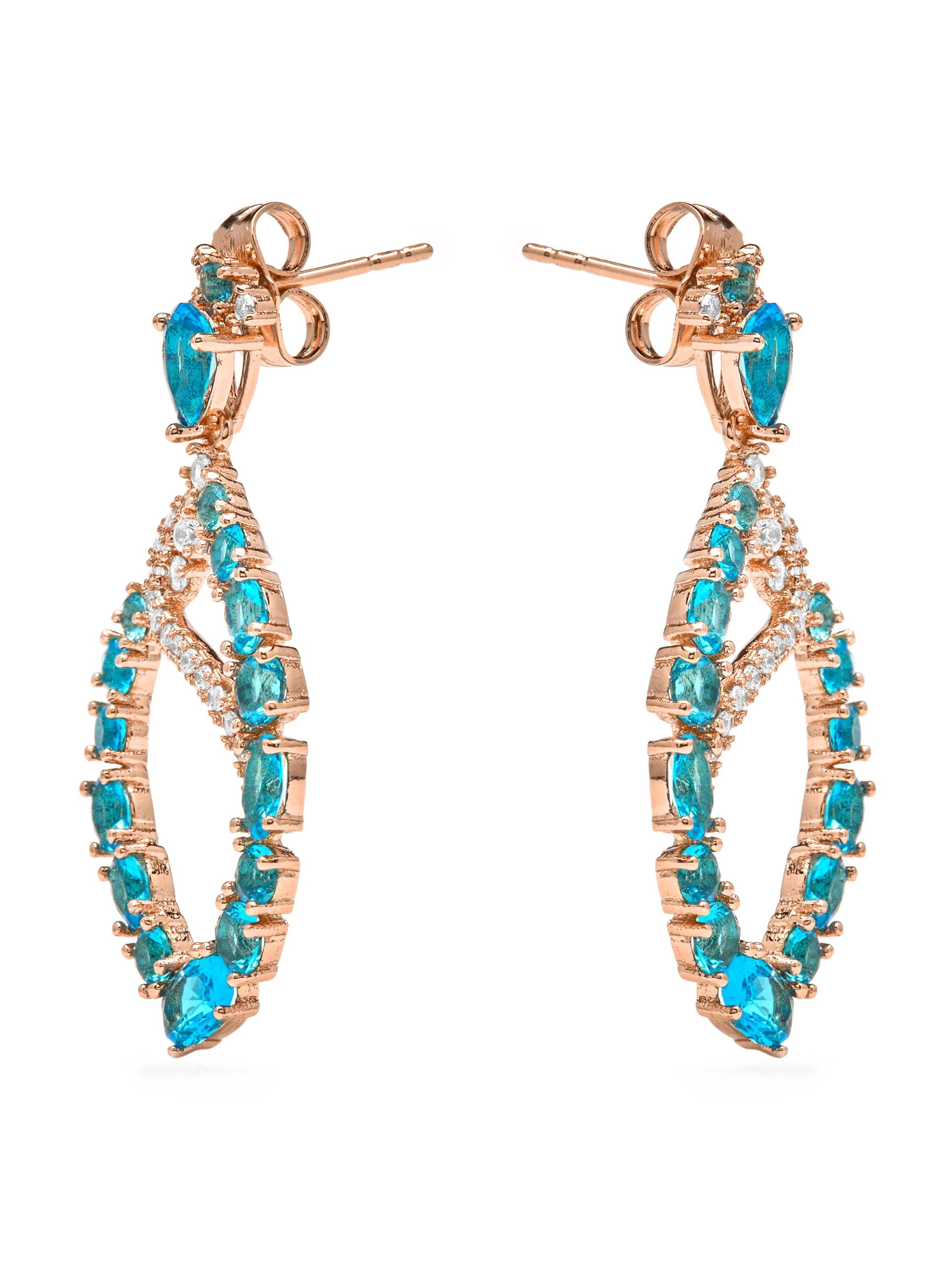Boucles d'oreilles 'Ranyus' Luxenter en bleu