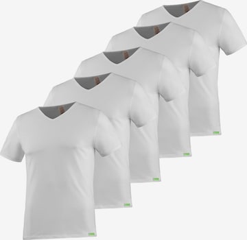 kleiderhelden Undershirt in White: front