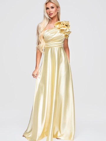 Ombre Evening dress in Yellow