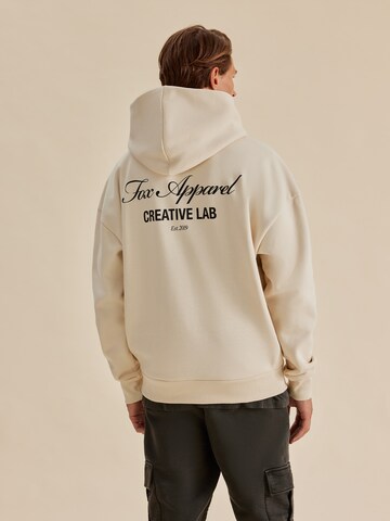 DAN FOX APPAREL Sweatshirt 'Ron Heavyweight' i hvit: forside