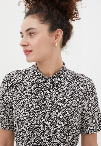 Finn Flare Zomerjurk 'Print' in Zwart