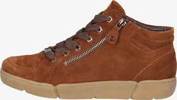 ARA High-Top Sneakers in Brown