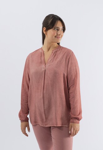 October Bluse in Pink: predná strana