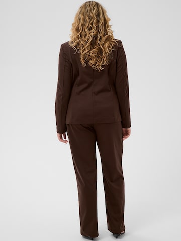 KAFFE CURVE Blazer 'KC Jenna' in Braun