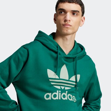 Felpa 'Adicolor Classics Trefoil' di ADIDAS ORIGINALS in verde