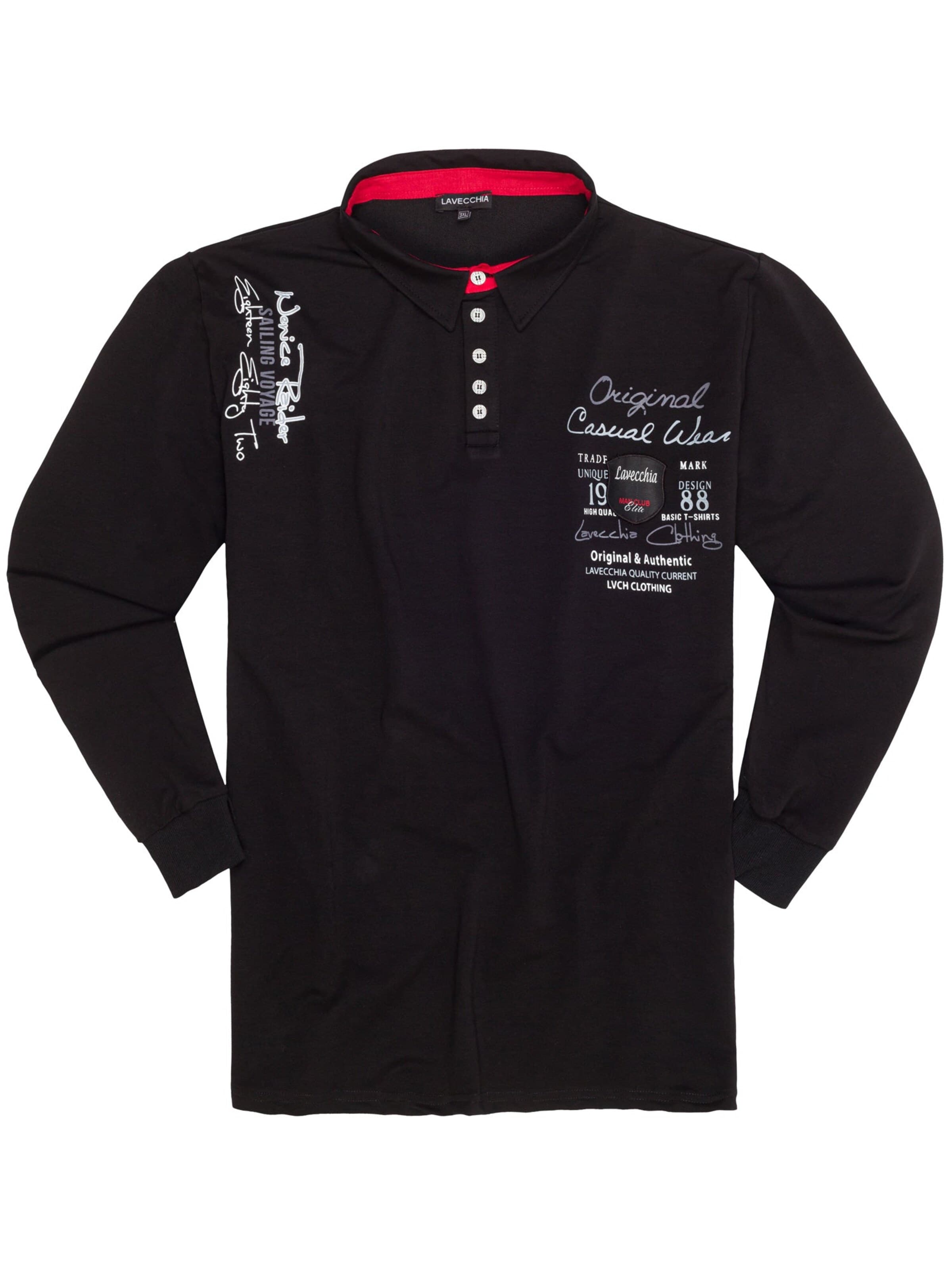 Lavecchia - Sudadera 'LV-2025 Übergrößen' en negro: frente