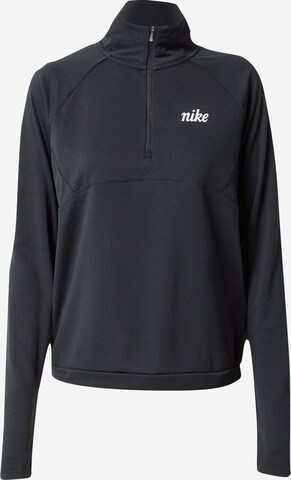 NIKE - Camisa funcionais 'PACER' em preto: frente