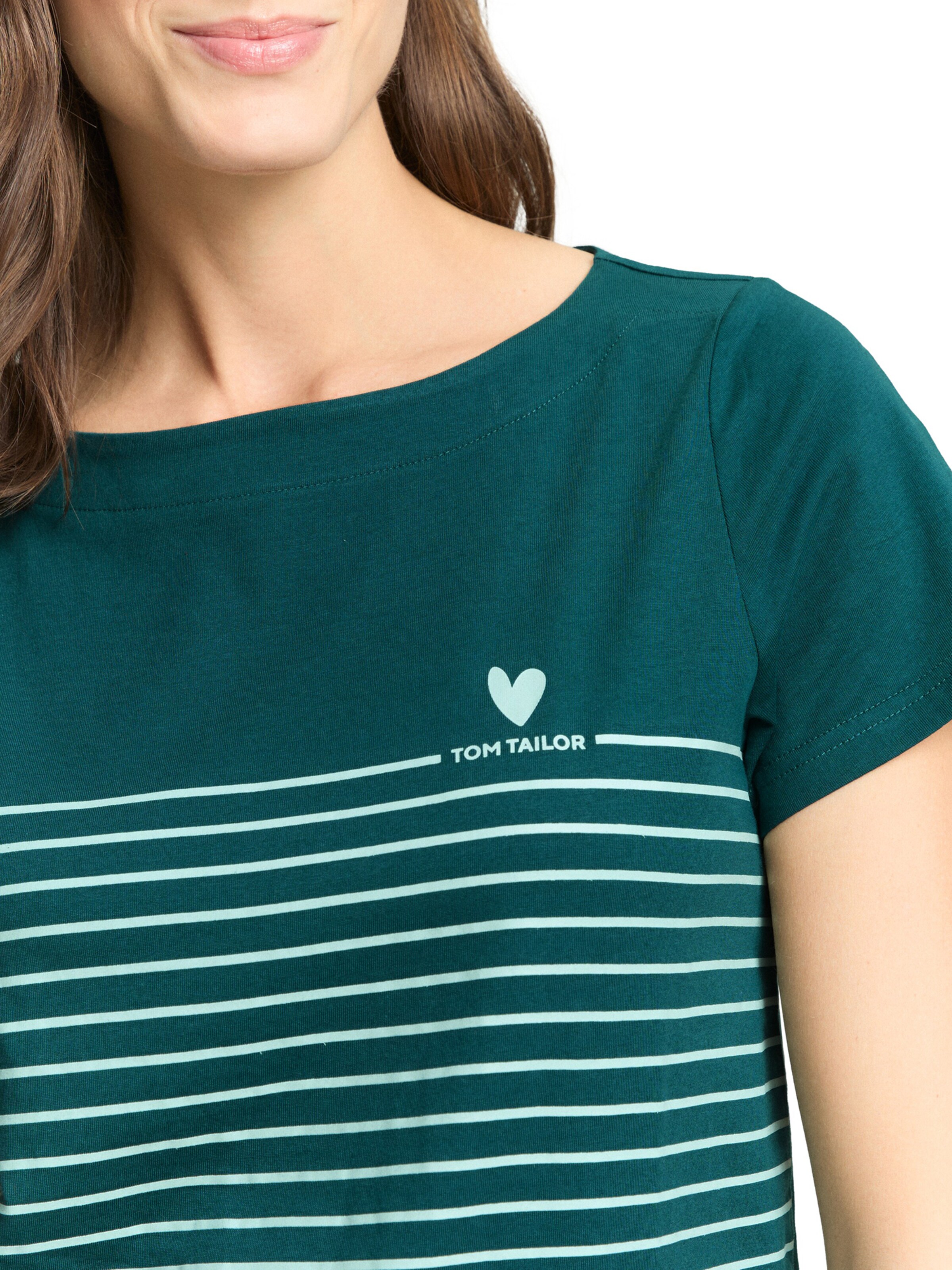 TOM TAILOR T-Shirt in Grün