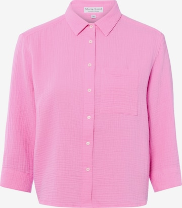 Marie Lund Bluse in Pink: Vorderseite