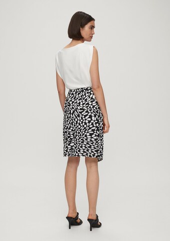 s.Oliver BLACK LABEL Skirt in Black