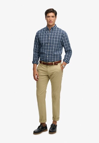 Coupe regular Chemise Superdry & Co en bleu