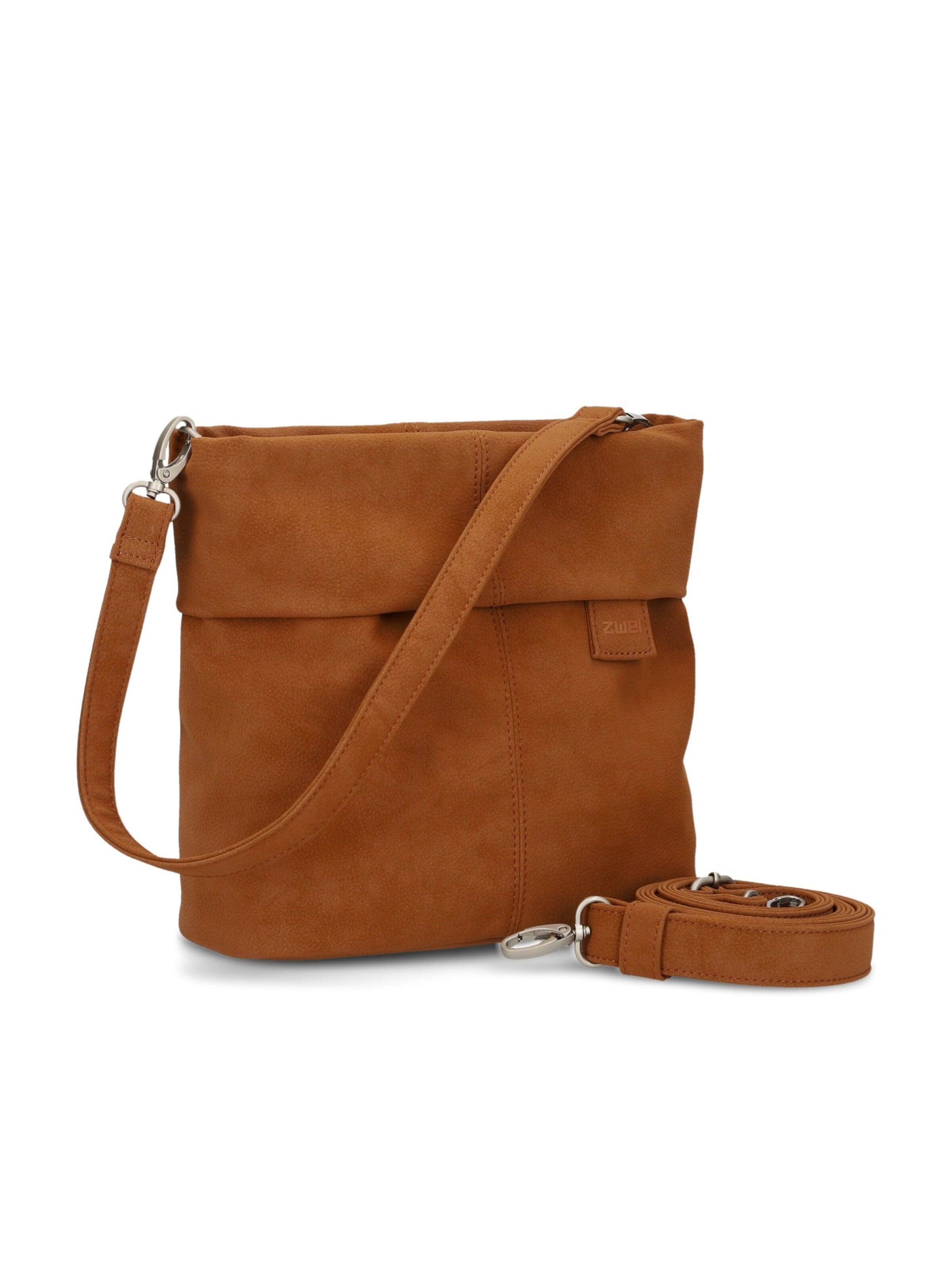 ZWEI Handbag 'MADEMOISELLE.M M8' in Brown: front