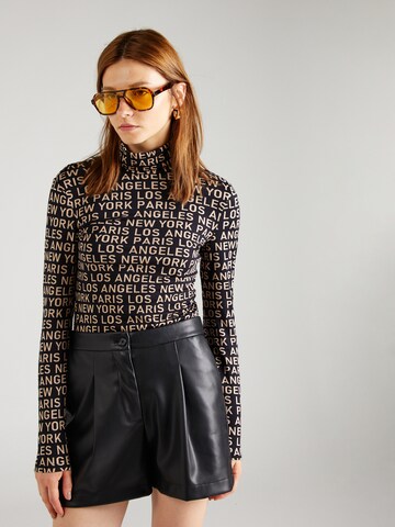 PIECES Shirt 'PCNALA' in Schwarz: Vorderseite
