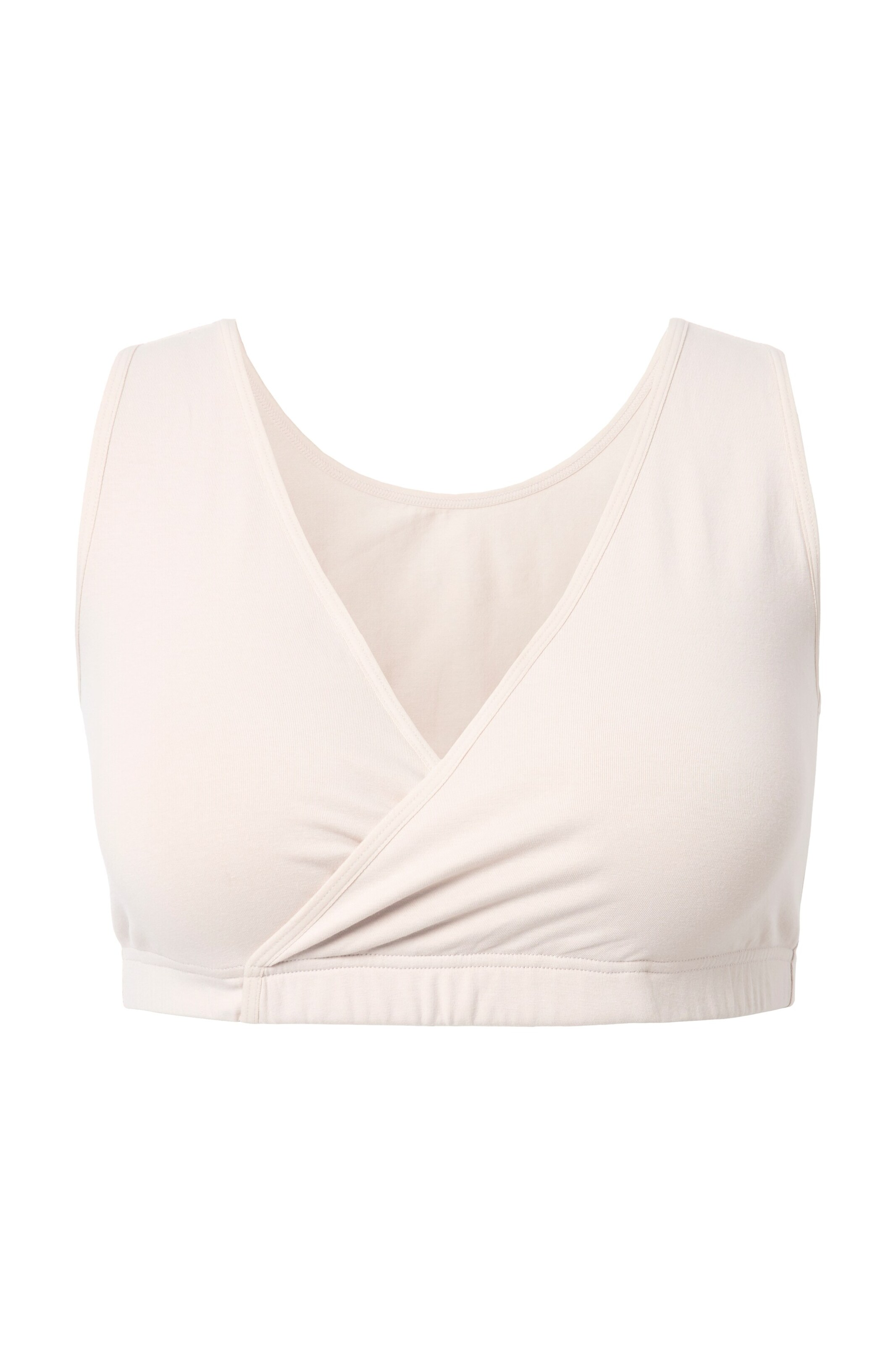 Ulla Popken Bralette Bra in Beige: front