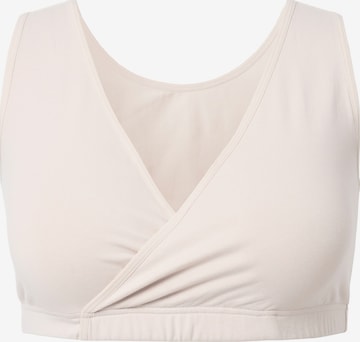 Ulla Popken Bralette Bra in Beige: front