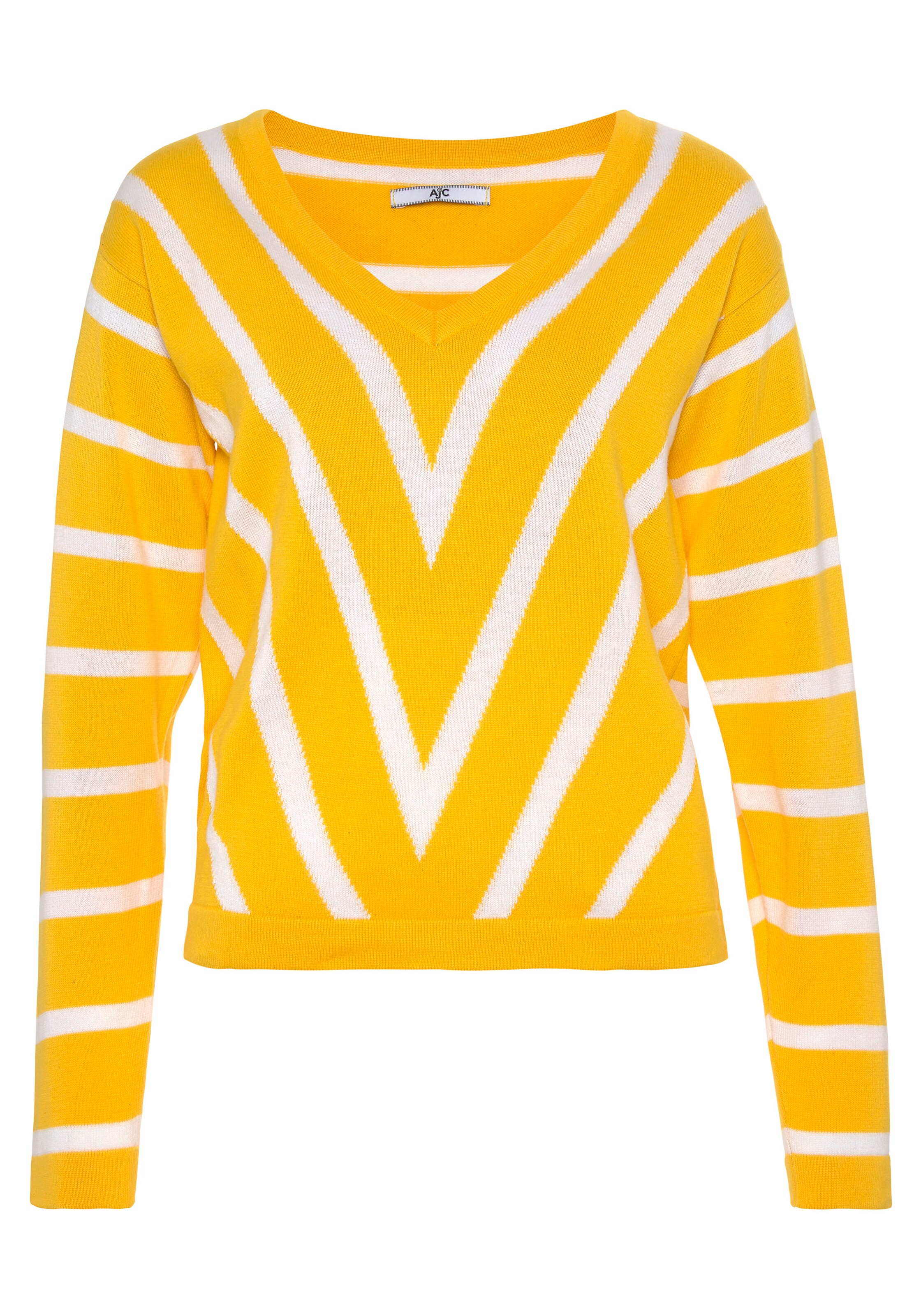 AJC Sweater in Yellow: front