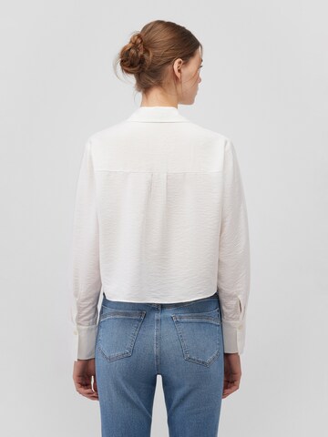 Mavi Blouse ' CROPPED SHIRT' in White