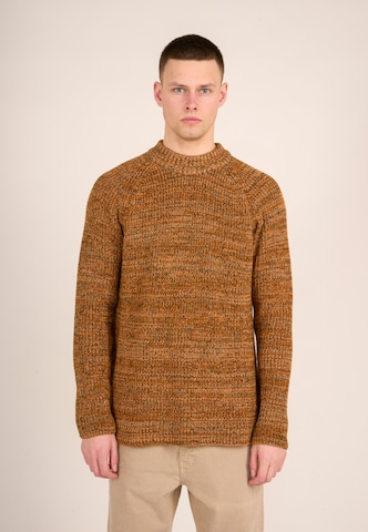 KnowledgeCotton Apparel Pullover in Braun: predná strana