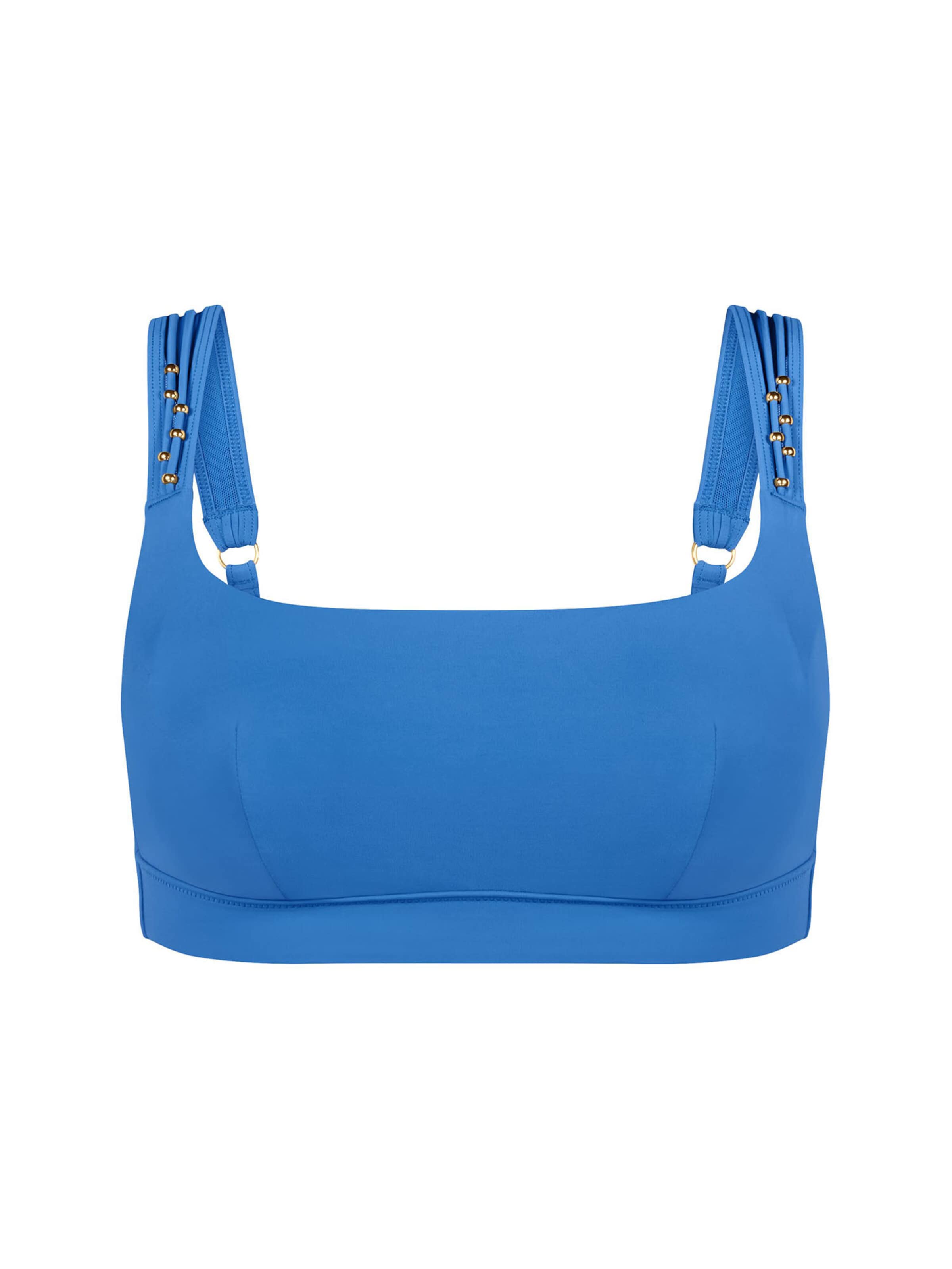TRIUMPH Bustier Bustier-Bikini-Top ' Red Label Palina Love by the Sea ' in Blau: Vorderseite