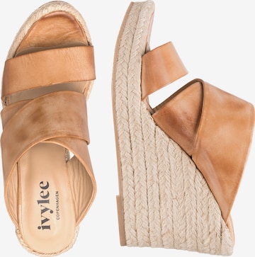 Ivylee Copenhagen Pantoletter 'Bella' i brun