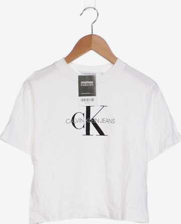 Calvin Klein Jeans Top & Shirt in XS in White: front