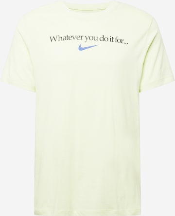 Tricou funcțional de la NIKE pe verde: față