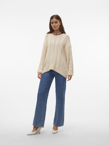 VERO MODA Pullover 'SVEACABLE' i beige