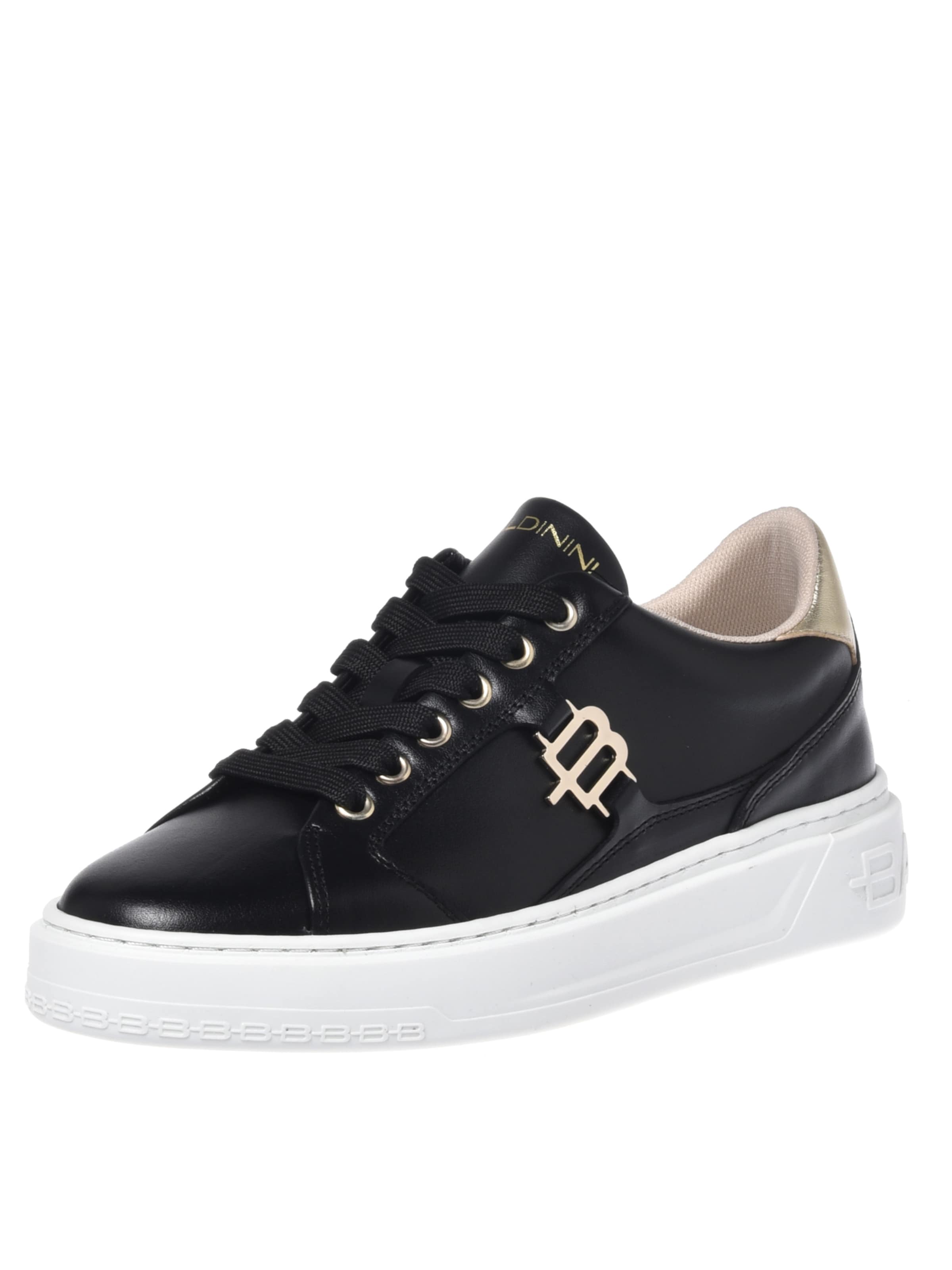 BALDININI Platform trainers in Black: front