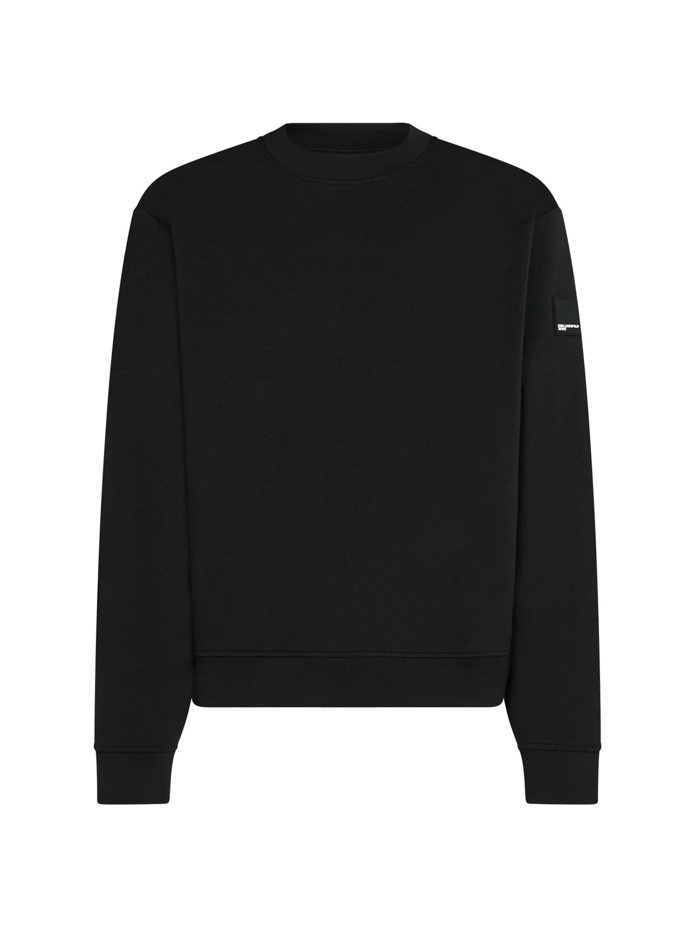 KARL LAGERFELD JEANS Sweatshirt i svart: framsida