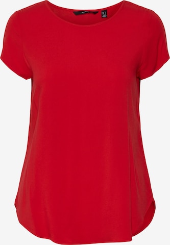 T-shirt 'Becca' VERO MODA en rouge : devant