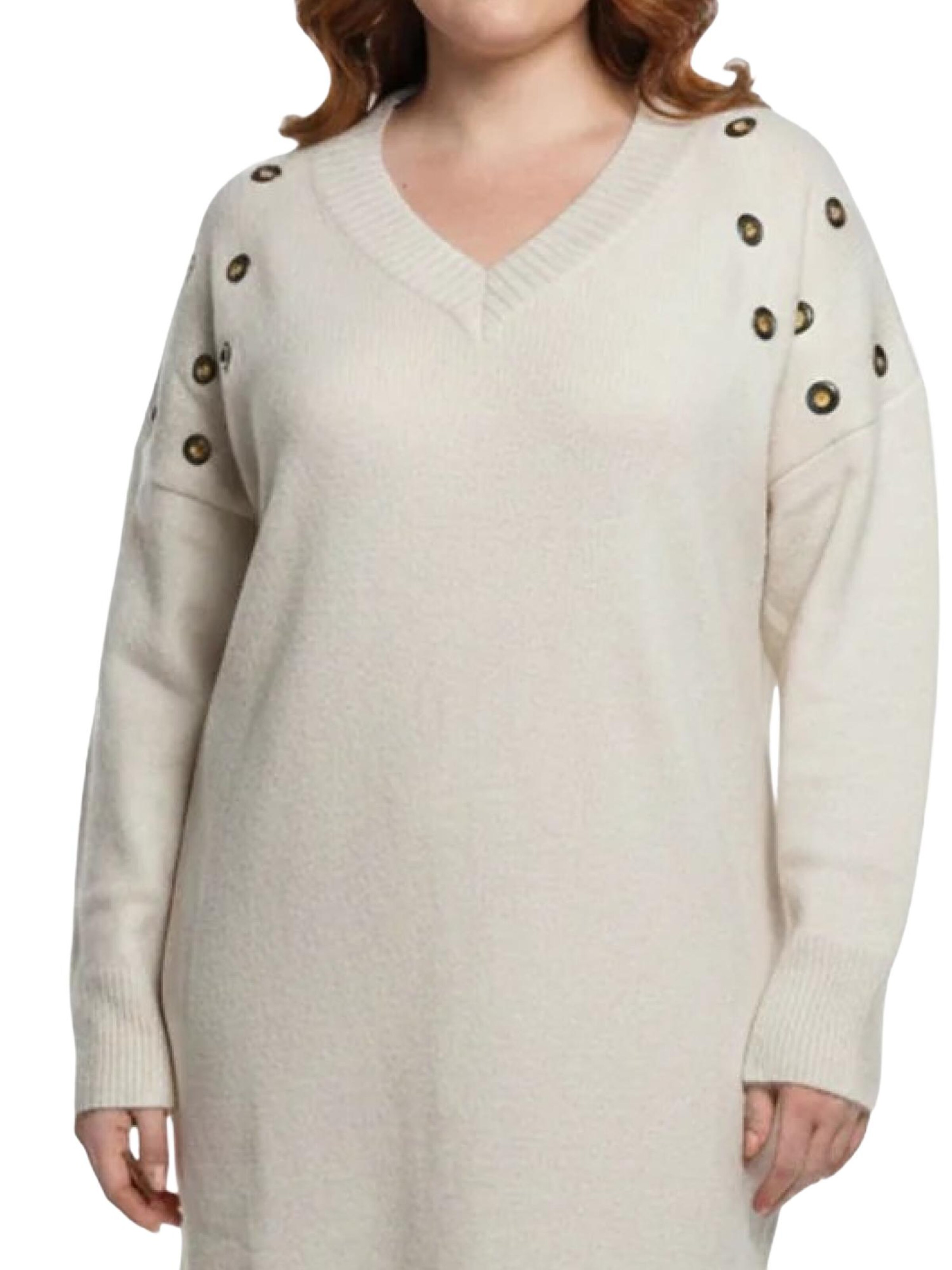 Shape Of You Kleid in Beige