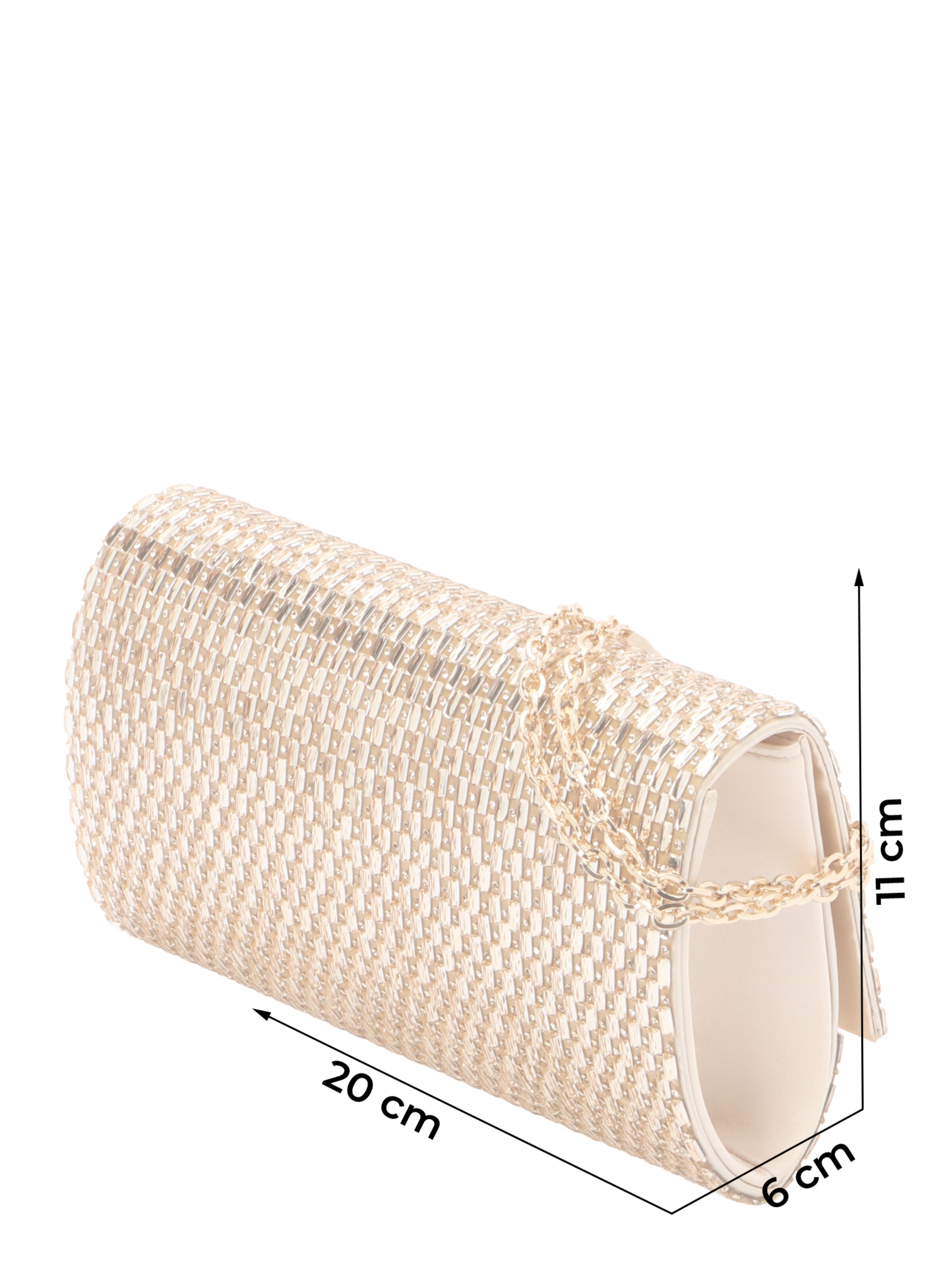 Pochette mascara en or