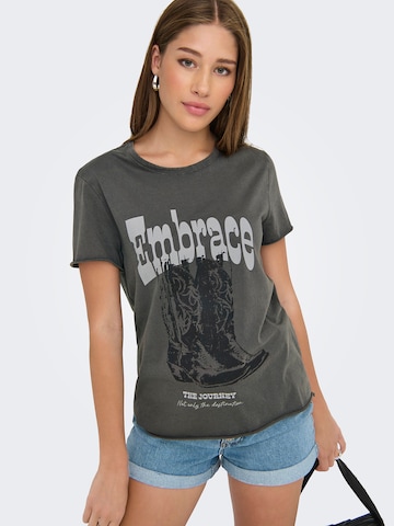 ONLY Shirt 'ONLLUCY' in Grey