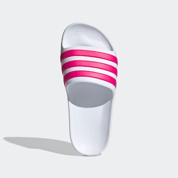 ADIDAS SPORTSWEAR Beach & Pool Shoes 'Adilette Aqua' in White