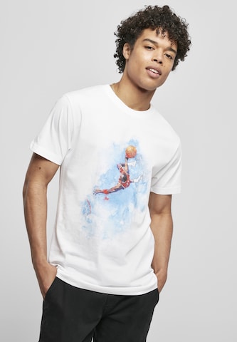 Coupe regular T-Shirt Mister Tee en blanc : devant