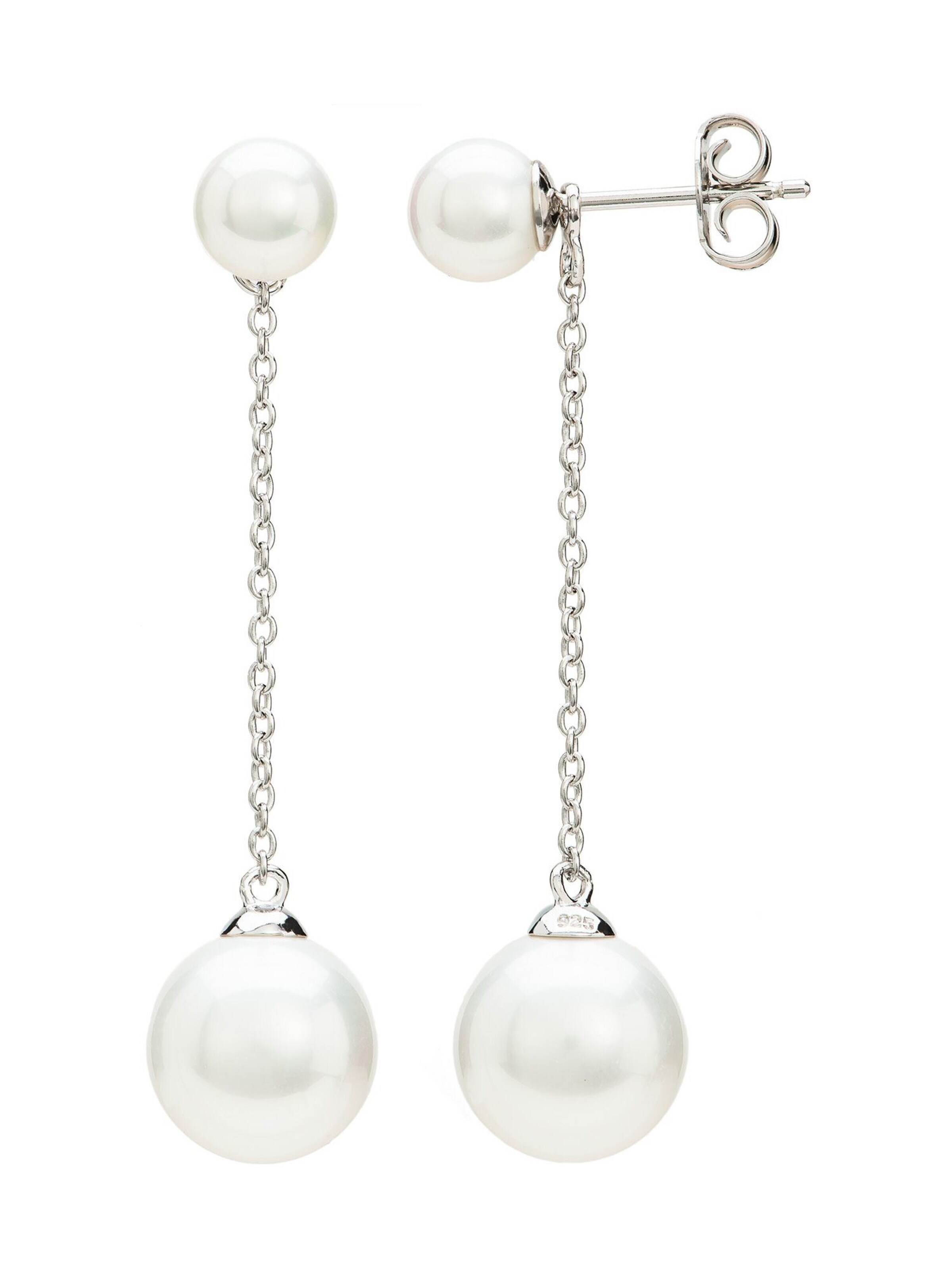 Eye Candy Earrings 'ECJ-ER0046' in Silver: front