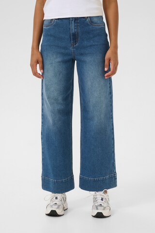 Kaffe Loose fit Jeans 'KAAmelia' in Blue: front