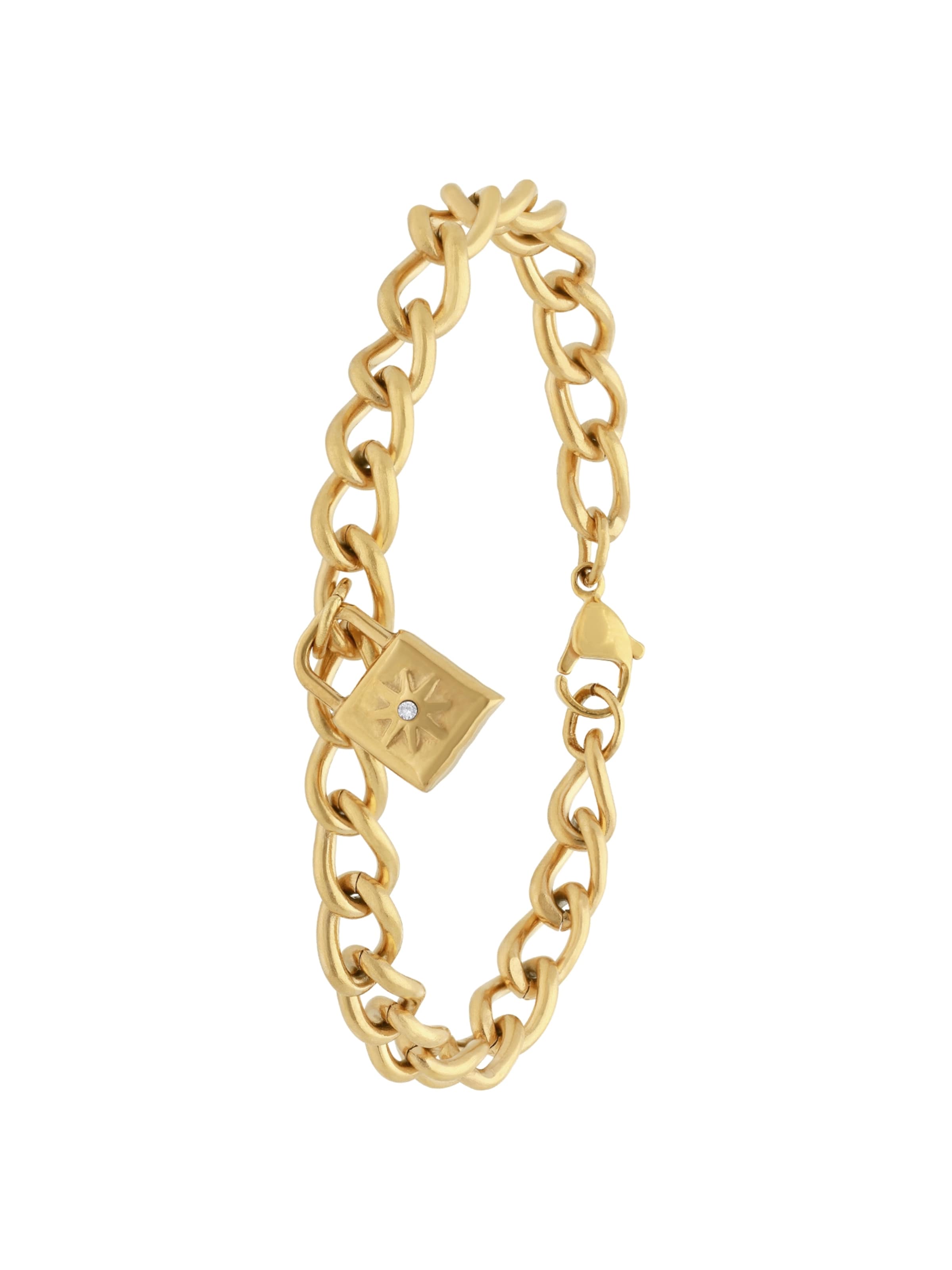 Lucardi Bracelet in Gold: front