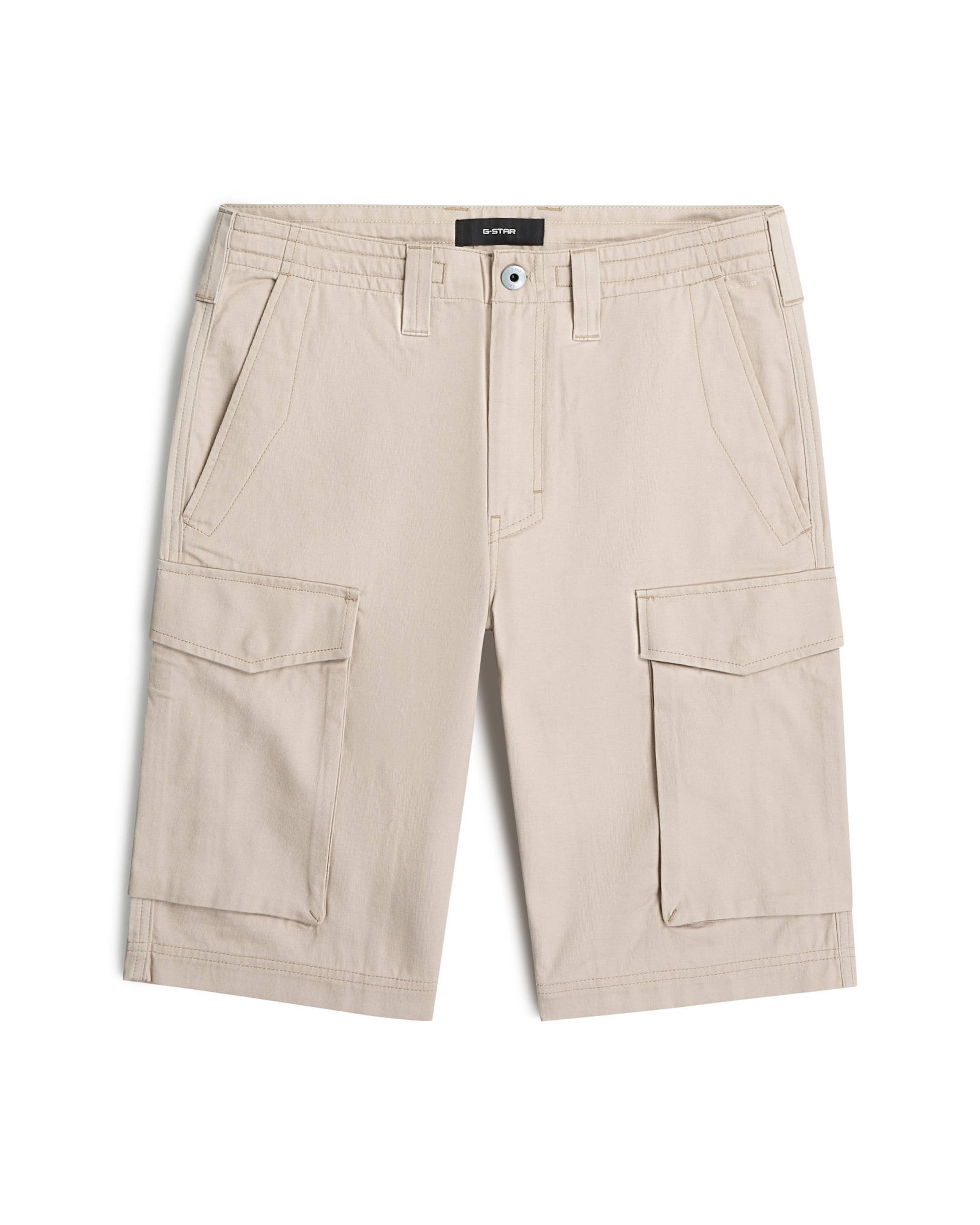 G-STAR Regular Shorts - 'Core Regular Cargo Short' in Beige: Vorderseite