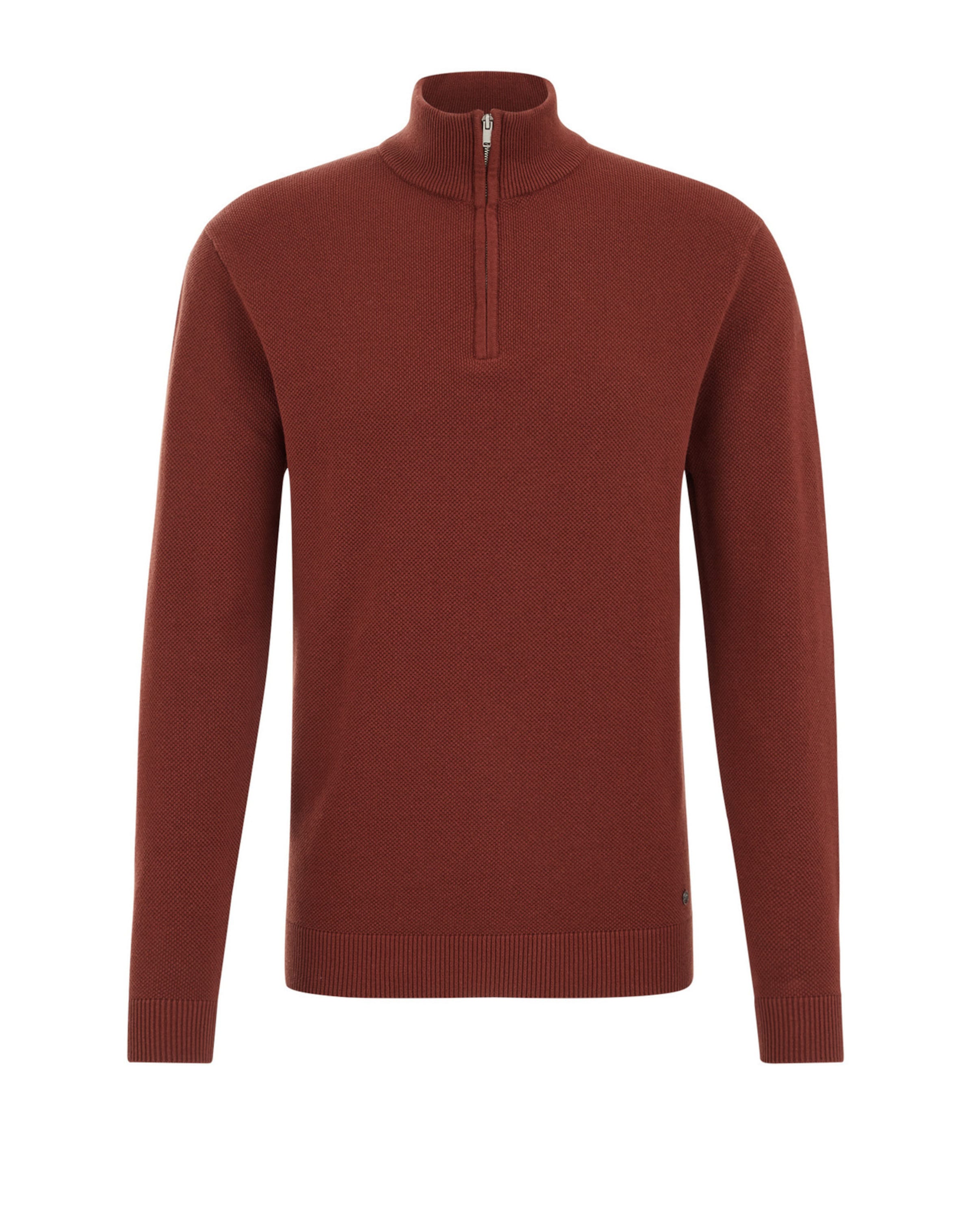 Pull-over WE Fashion en marron : devant